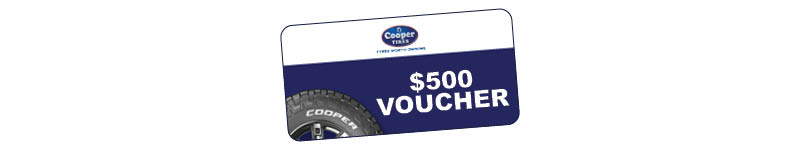 $500 Coopers Tyres Voucher - Image 1